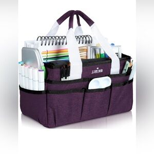 Multi Pocket Organizer Tote Bag Craft Teacher Nurse Storage Caddy Utility Tote